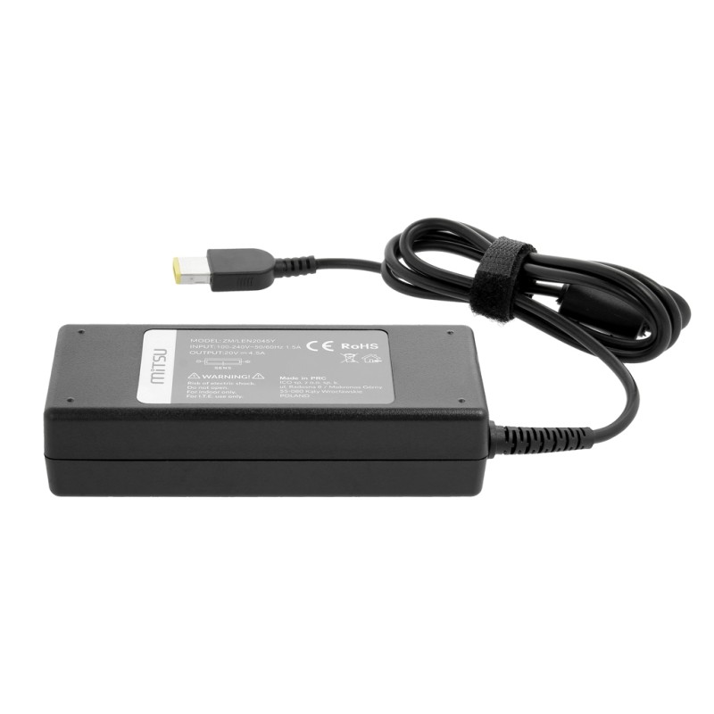 Zasilacz sieciowy Mitsu 20V 4.5A (prostokątny 11.0x4.5... | PartsPC.pl