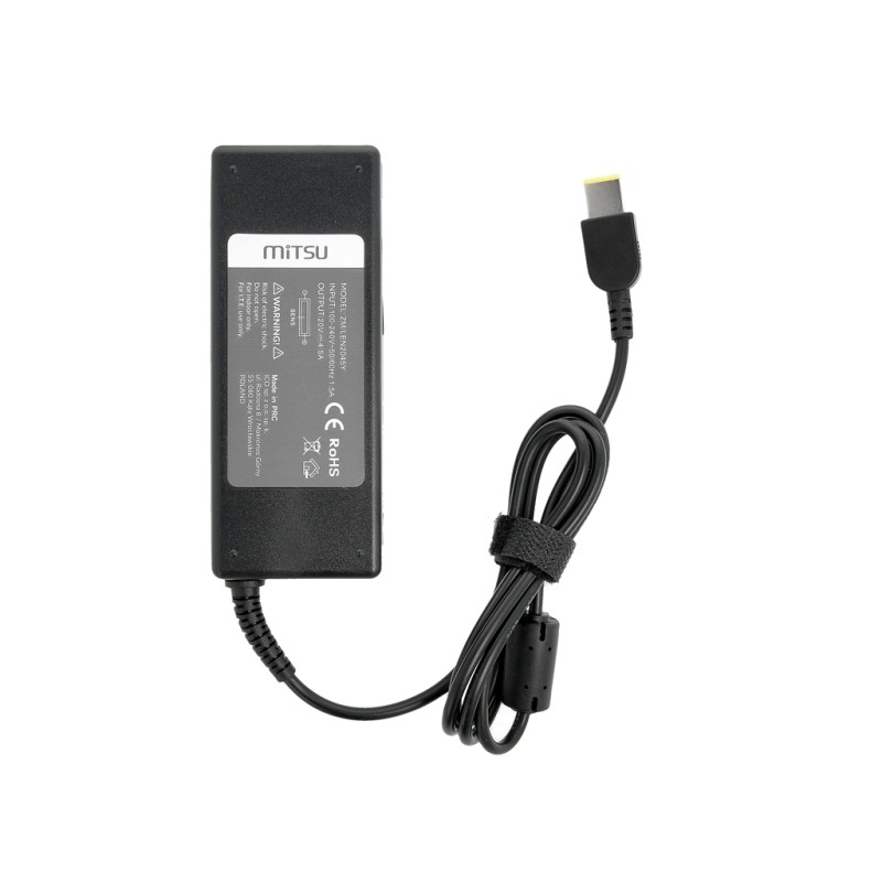 Zasilacz sieciowy Mitsu 20V 4.5A (prostokątny 11.0x4.5... | PartsPC.pl