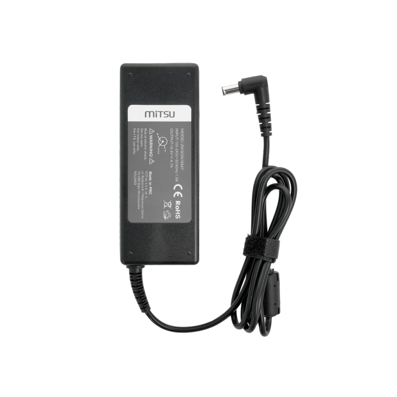 Zasilacz sieciowy Mitsu 19.5V 4.7A (6.5x4.4 pin) 90W d... | PartsPC.pl