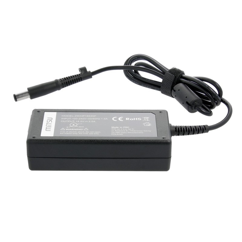 Zasilacz sieciowy Mitsu 18.5V 3.5A (7.4x5.0 pin) 65W d... | PartsPC.pl