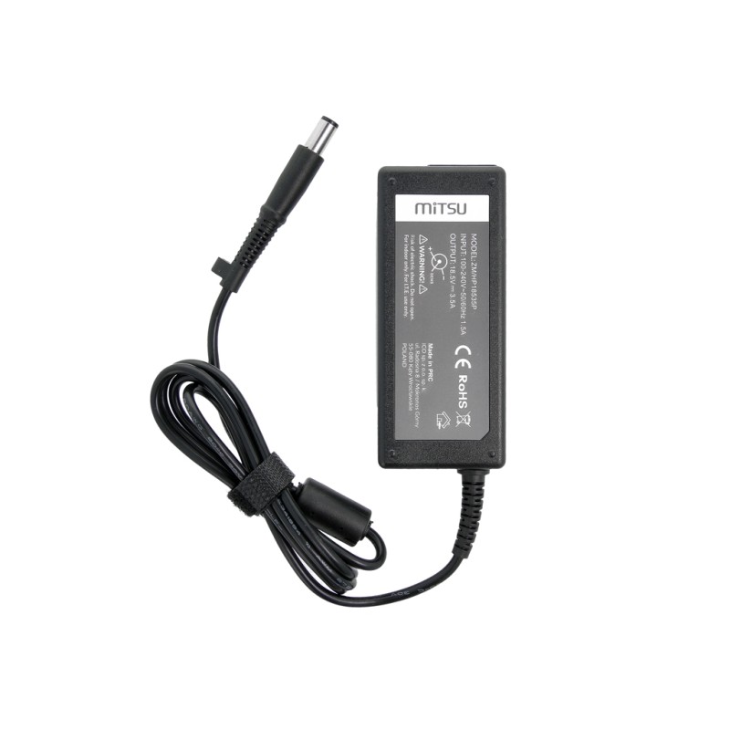 Zasilacz sieciowy Mitsu 18.5V 3.5A (7.4x5.0 pin) 65W d... | PartsPC.pl