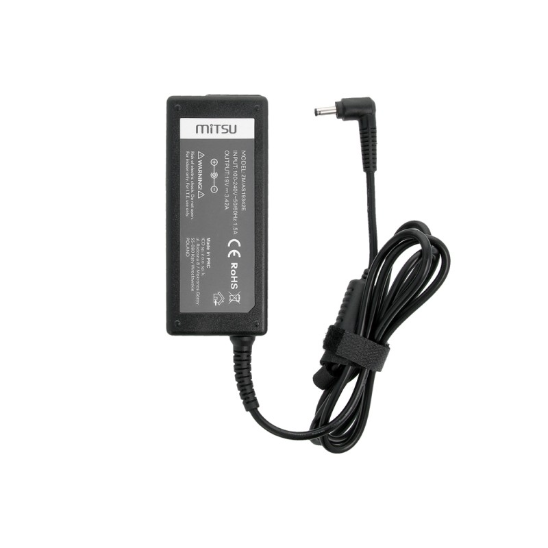 Zasilacz sieciowy Mitsu 19V 3.42A (4.0x1.35) 65W do notebook… | PartsPC.pl