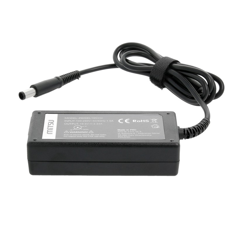 Zasilacz sieciowy Mitsu 19.5V 3.34A (7.4x5.0 pin) 65W do not… | PartsPC.pl
