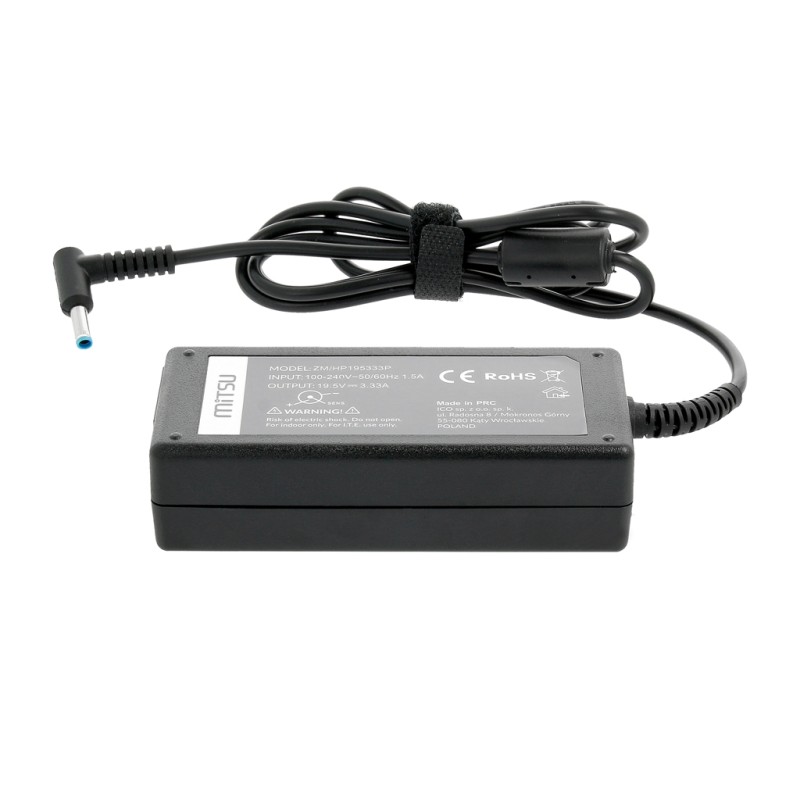 Zasilacz sieciowy Mitsu 19.5V 3.33A (4.5x3.0 pin) 65W do not… | PartsPC.pl