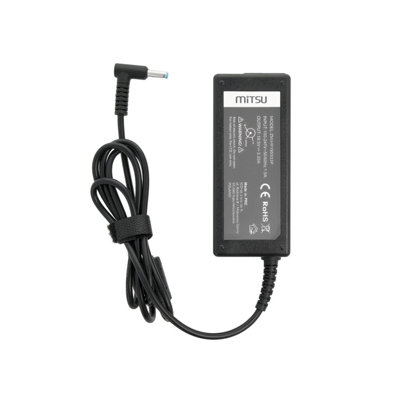 Zasilacz sieciowy Mitsu 19.5V 3.33A (4.5x3.0 pin) 65W do not… | PartsPC.pl