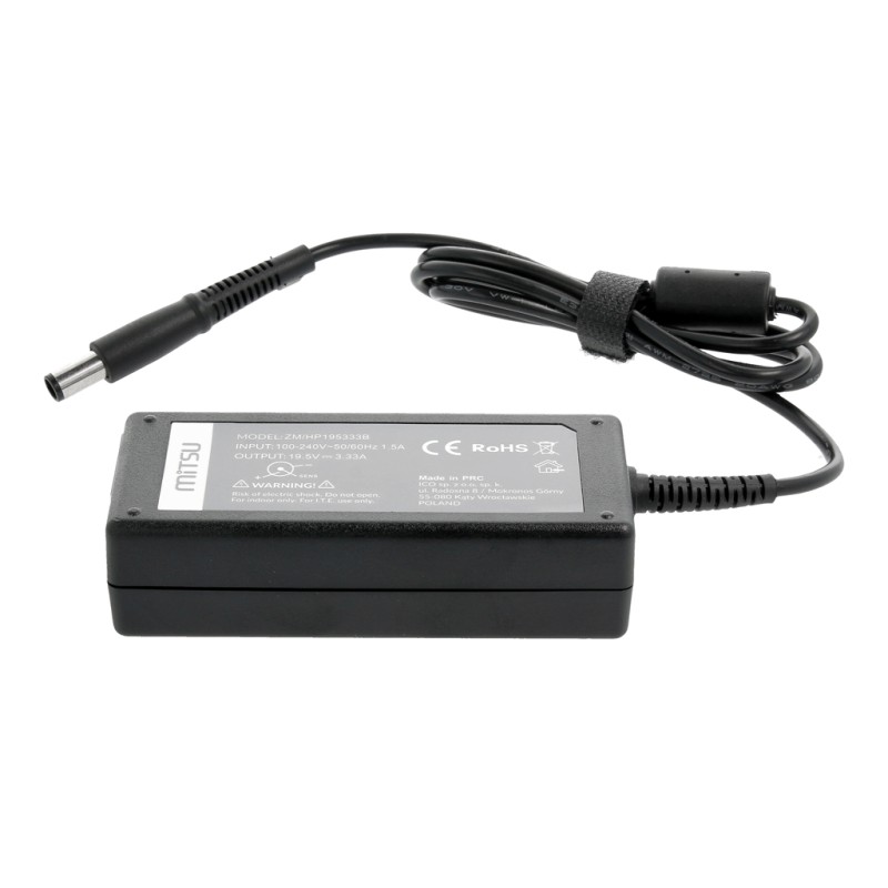 Zasilacz sieciowy Mitsu 19.5V 3.33A (7.4x5.0 pin) 65W ... | PartsPC.pl