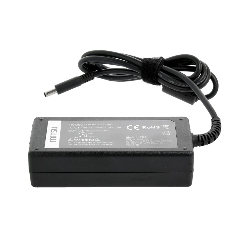 Zasilacz sieciowy Mitsu 19.5V 3.34A (4.5x3.0 pin) 65W do not… | PartsPC.pl