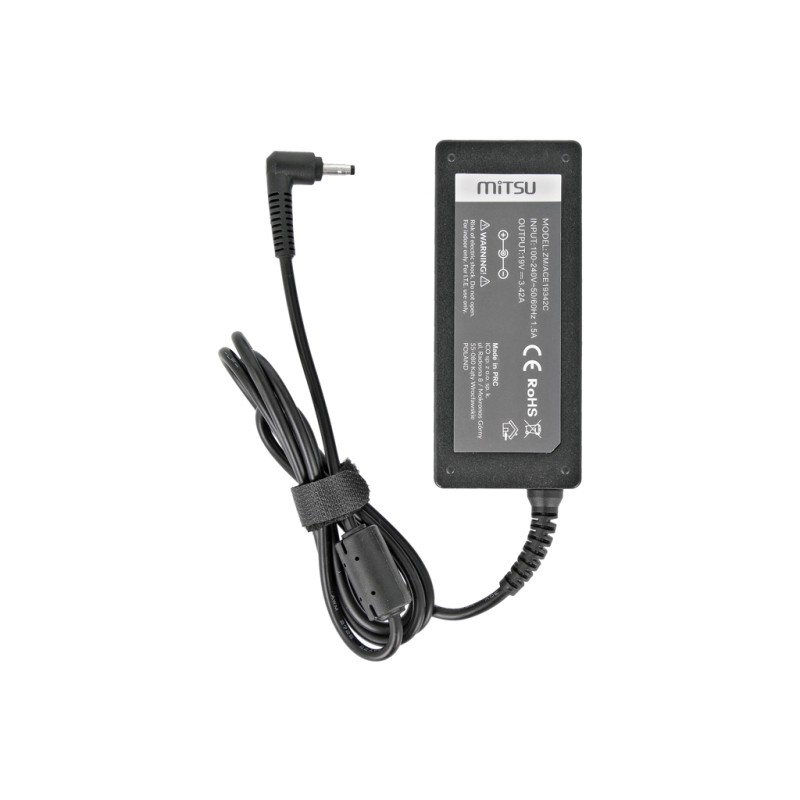 Zasilacz sieciowy Mitsu 19V 3.42A (3.0x1.1) 65W do notebooka… | PartsPC.pl