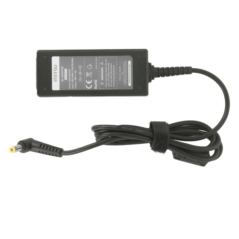 Zasilacz sieciowy Mitsu 20V 2A (5.5x2.5) 40W do notebo... | PartsPC.pl
