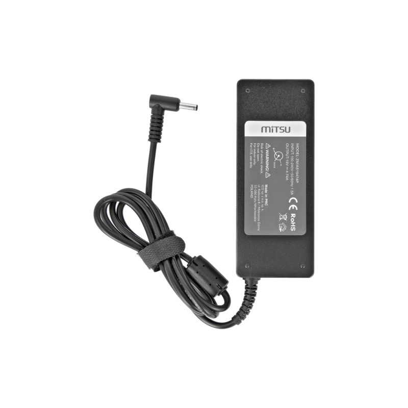 Zasilacz sieciowy Mitsu 19V 4.74A (4.5x3.0 pin) 90W do noteb… | PartsPC.pl