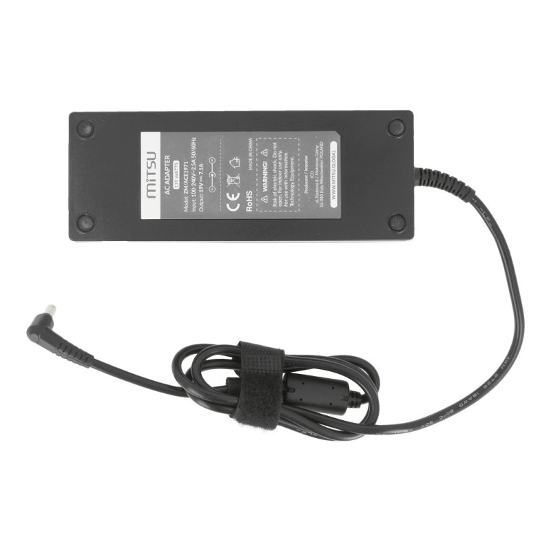 Zasilacz sieciowy Mitsu 19V 7.1A (5.5x1.7) 135W do notebooka… | PartsPC.pl
