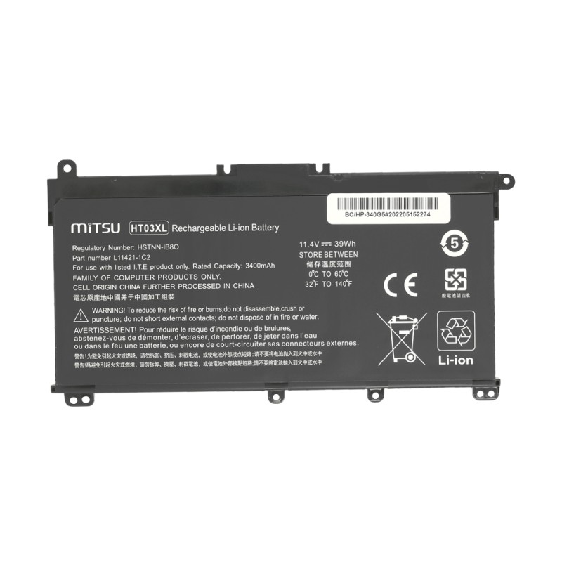 Bateria Mitsu do notebooka HP HT03XL, 240 250 255 256 G7, 34… | PartsPC.pl