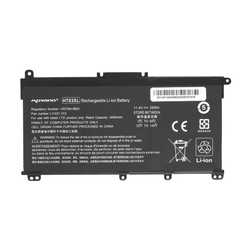 Bateria Movano do notebooka HP HT03XL, 240 250 255 256 G7, 3… | PartsPC.pl