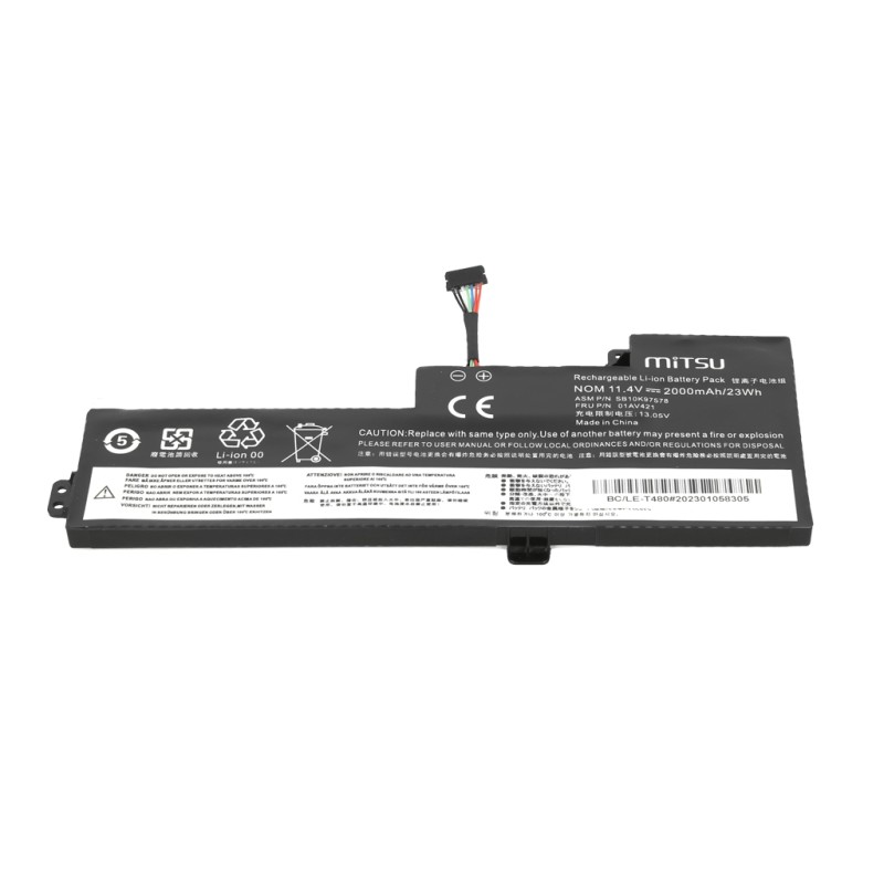 Bateria Mitsu do notebooka Lenovo ThinkPad T470, T480, A475,… | PartsPC.pl