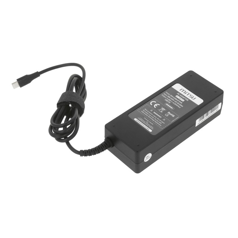 Zasilacz sieciowy Mitsu 87W USB-C, USBC, 5-20.2V, 3-4.... | PartsPC.pl