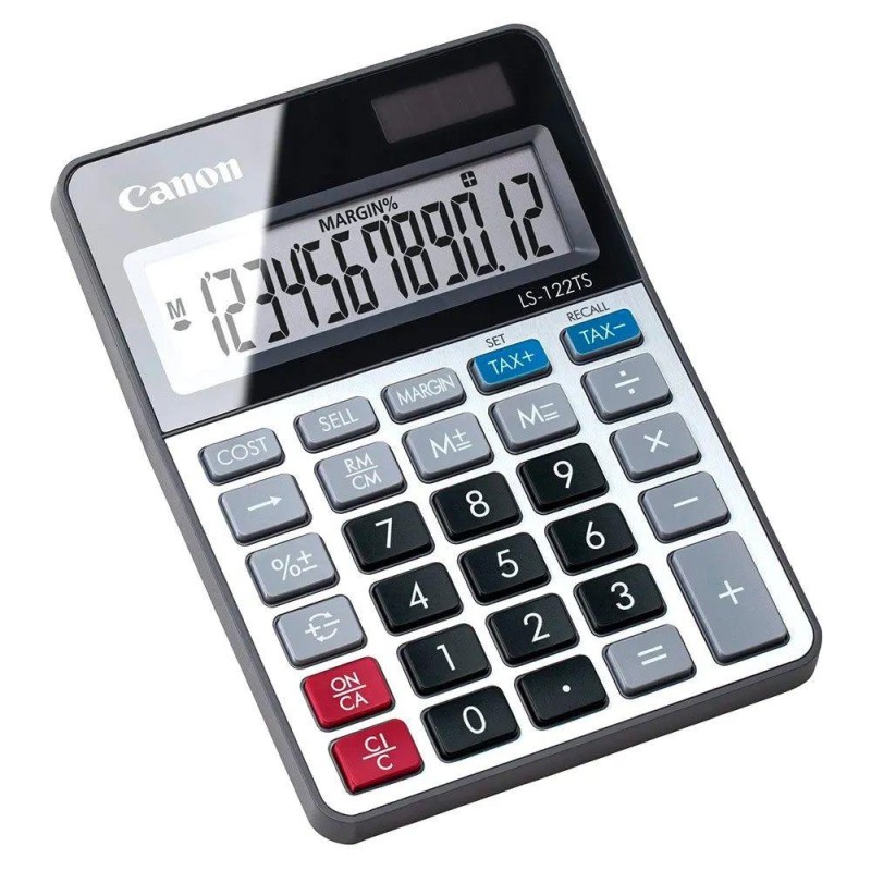 Kalkulator Canon LS-122TS DBL (2470C002AA) Black-Silver | PartsPC.pl