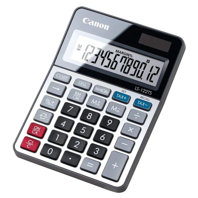 Kalkulator Canon LS-122TS DBL (2470C002AA) Black-Silver | PartsPC.pl