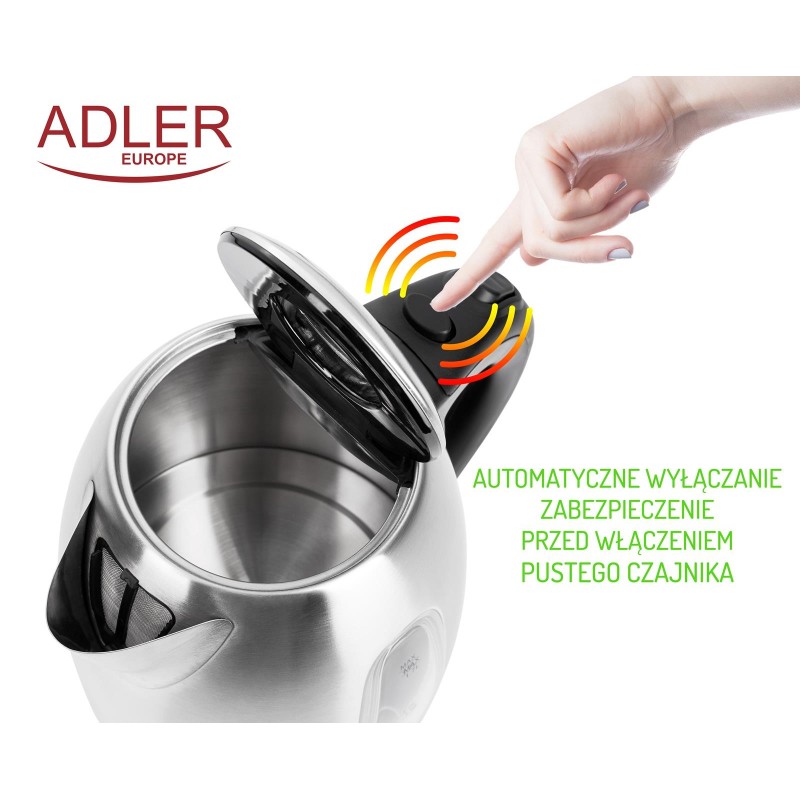 Czajnik elektryczny Adler 1,7L AD 1223 | PartsPC.pl