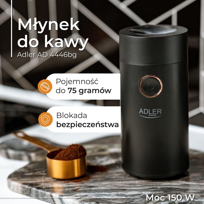 Młynek do kawy Adler AD 4446bg czarny