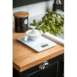 Waga kuchenna Adler AD 3170 do 15kg biała | PartsPC.pl
