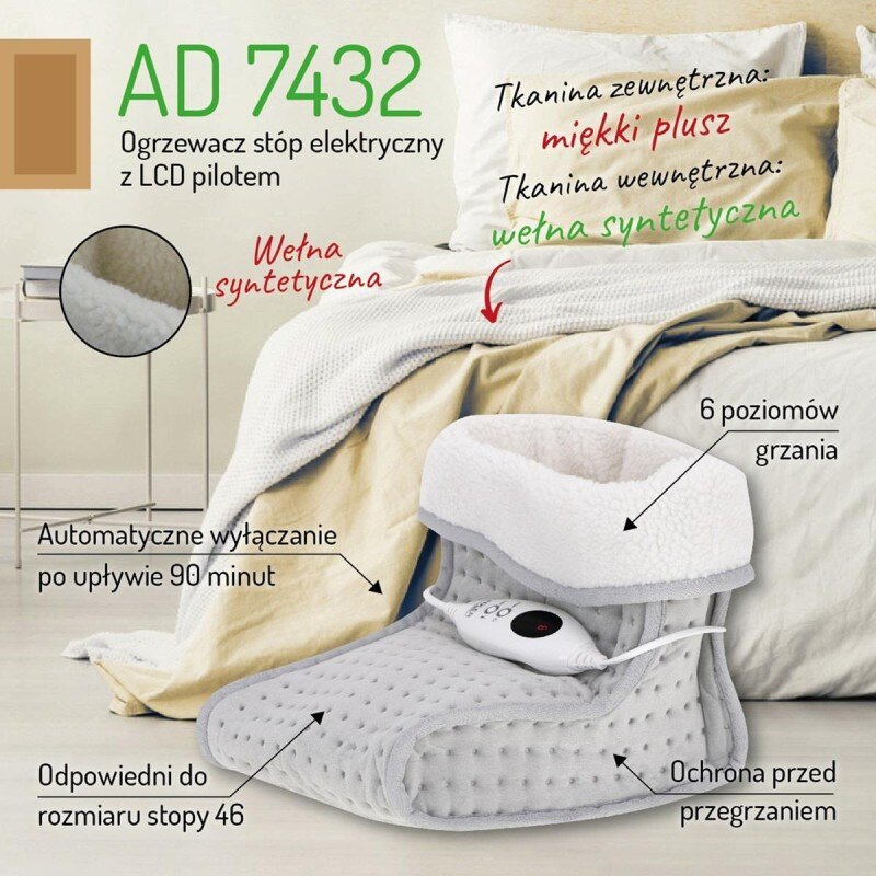 But ogrzewający do stóp Adler AD 7432