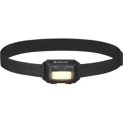 Latarka Defender FL-01, COB, 3 tryby, czołowa | PartsPC.pl