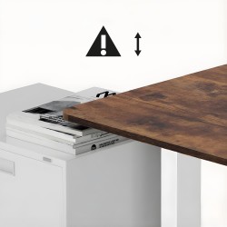 Ergo Office Biurko elektryczne ER-400W, regulacja | PartsPC.pl