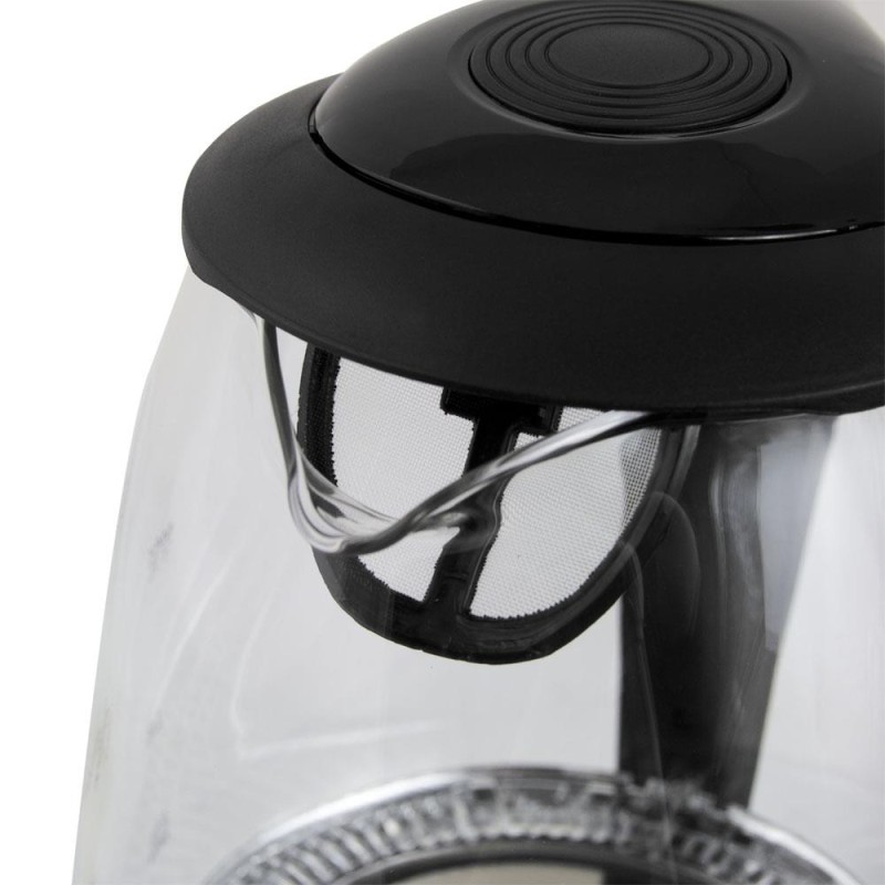 Czajnik szklany Esperanza "Salto angel" 1,7L czarny | PartsPC.pl