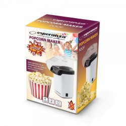 Maszynka do popcornu Esperanza Poof EKP005W biała | PartsPC.pl