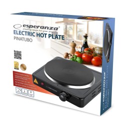 Kuchenka elektryczna Esperanza "Pinatubo" czarna | PartsPC.pl