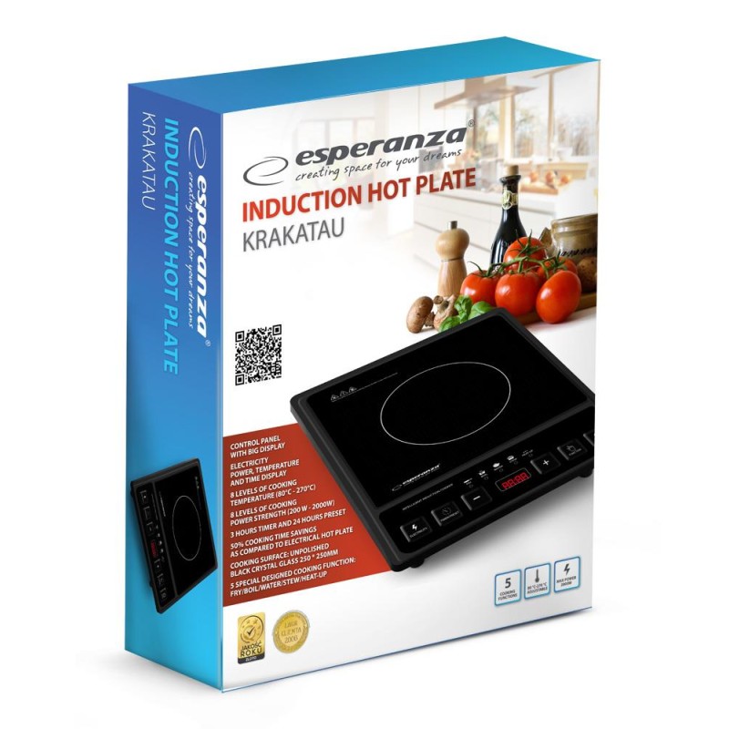 Kuchenka indukcyjna Esperanza "Krakatau" EKH011 | PartsPC.pl