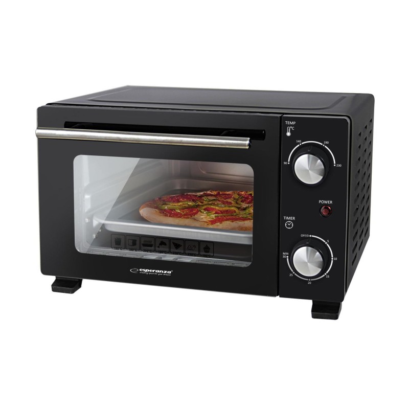 Piekarnik mini z konwekcją ESPERANZA CALZONE 10L | PartsPC.pl