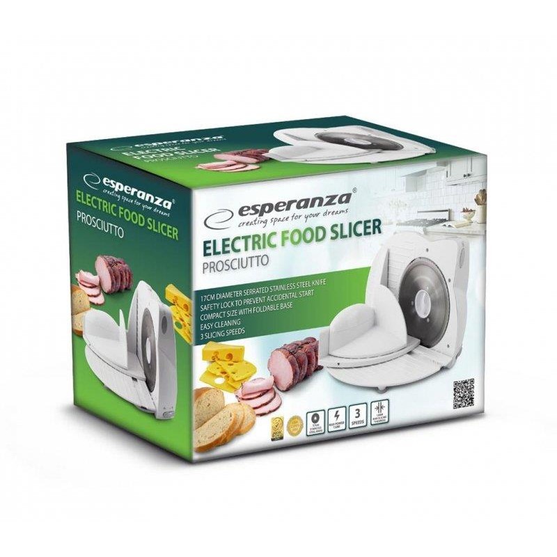 Krajalnica elektryczna Esperanza Prosciutto 150W EKM017W | PartsPC.pl