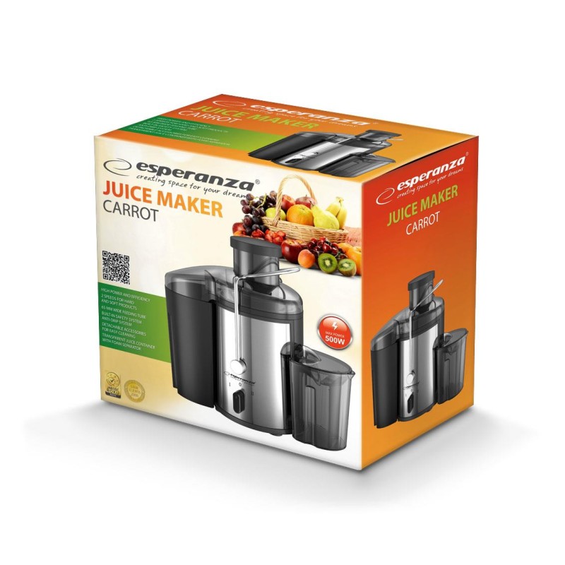 Sokowirówka Esperanza "Carrot" 500W | PartsPC.pl