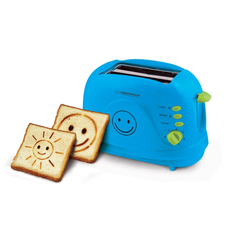 Toster Esperanza Smiley EKT003B niebieski