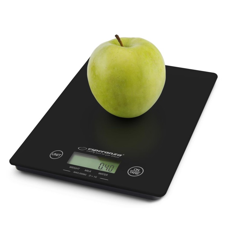 Waga kuchenna elektroniczna Esperanza "Lemon" czarna | PartsPC.pl