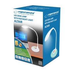 Lampka biurkowa LED Esperanza 256 kol RGB Altair ELD102