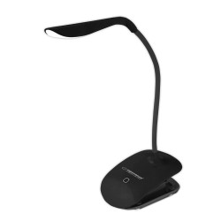 Lampka biurkowa LED Esperanza Deneb ELD104K czarna | PartsPC.pl