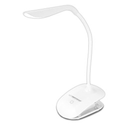 Lampka biurkowa LED Esperanza Deneb ELD104W biała | PartsPC.pl