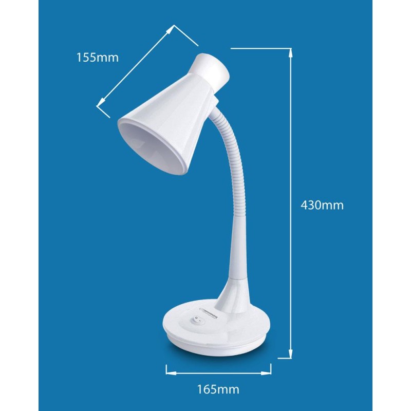 Lampka biurkowa Esperanza E27 DIADEM ELD115B niebieska | PartsPC.pl