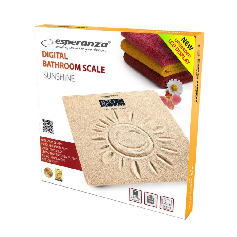 Waga łazienkowa Esperanza EBS006 Sunshine | PartsPC.pl
