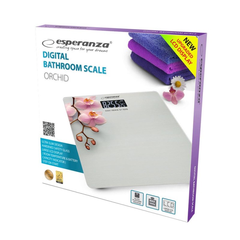 Waga łazienkowa Esperanza EBS010 "Orchid" | PartsPC.pl