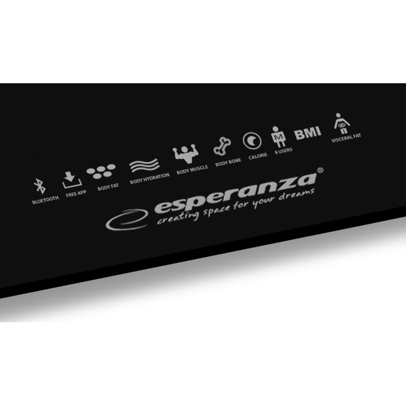 Waga łazienkowa Esperanza EBS016K 8w1 Bluetooth B.Fit cyfrow… | PartsPC.pl