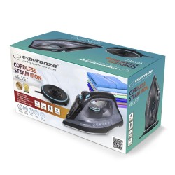 Żelazko parowe bezprzewodowe ESPERANZA Velvet Ceramic 2600W… | PartsPC.pl