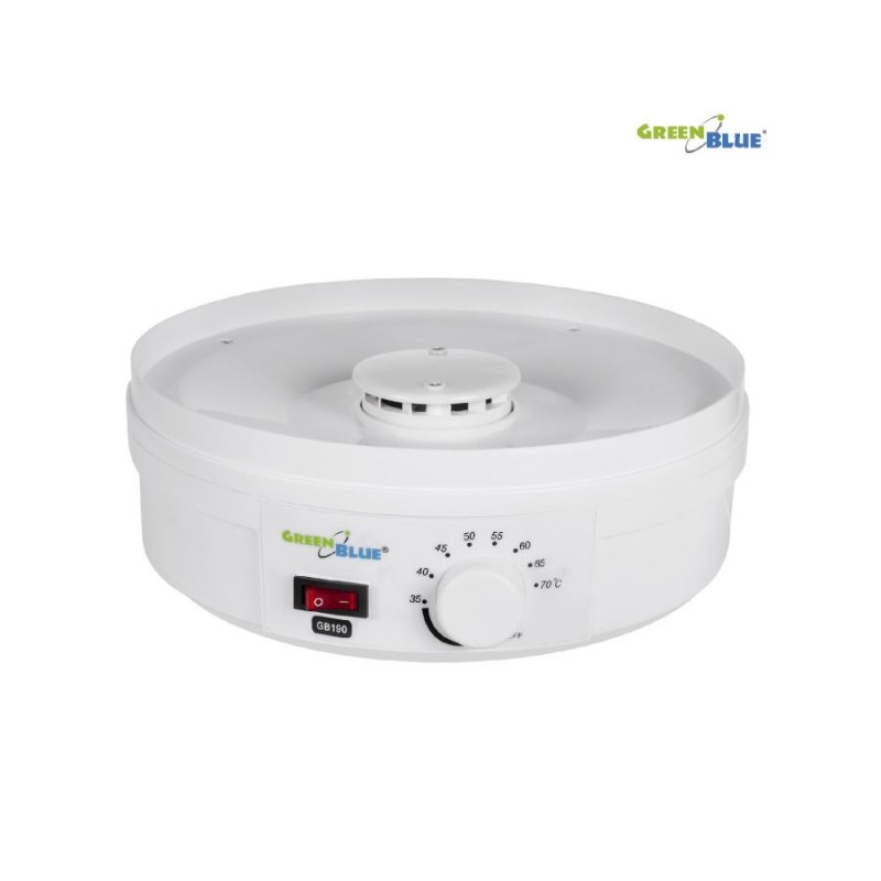 Suszarka do grzybów GreenBlue GB190 Moc 250W - bardzo cicha, wysokie sito