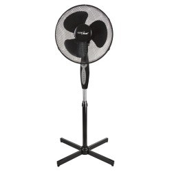 Wentylator podłogowy GreenBlue GB580 40W czarny z pilotem i timerem