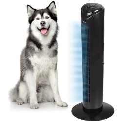 Wentylator kolumnowy GreenBlue GB645 45W z 3 poziomami siły nawiewu, 82cm