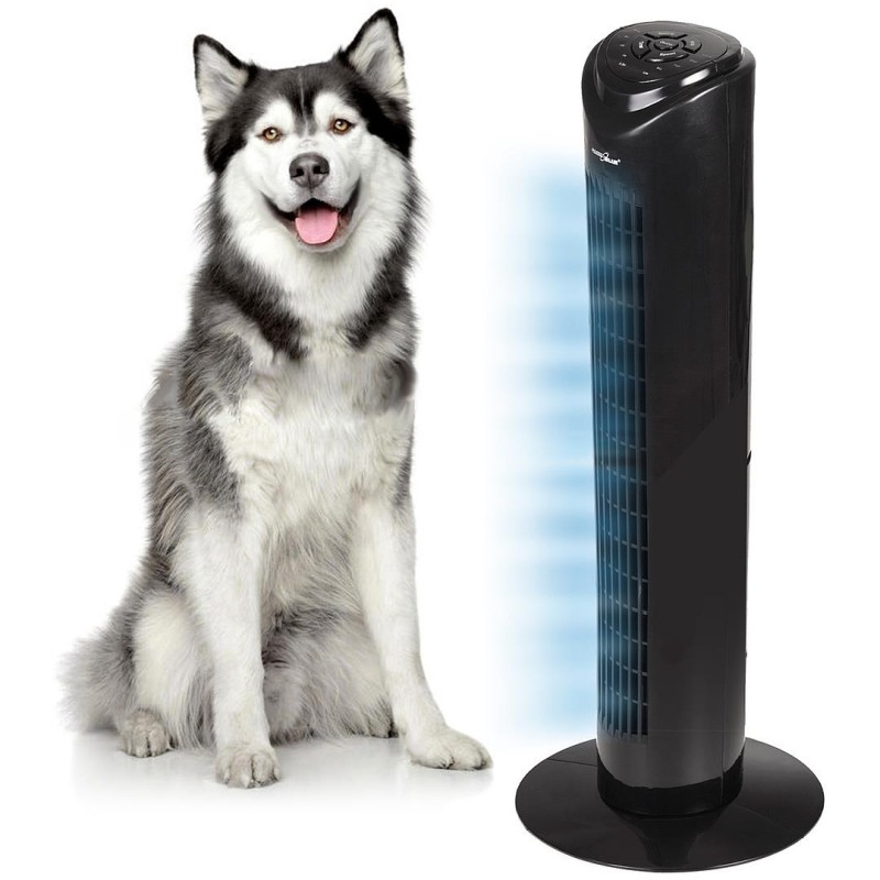 Wentylator kolumnowy GreenBlue GB645 45W z 3 poziomami siły nawiewu, 82cm