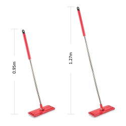 Mop płaski Greenblue GB850 z wiadrem i wyciskaczem MaxiClean + dwa wkłady