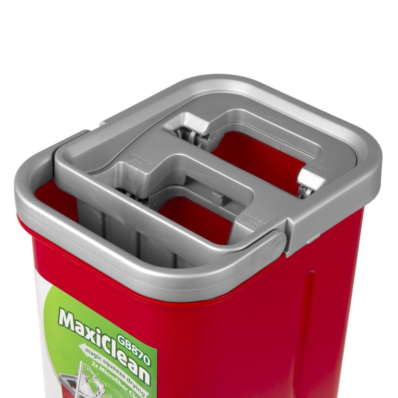 Mop płaski z wiadrem i wyciskaczem GreenBlue GB870 , dwa wkł… | PartsPC.pl